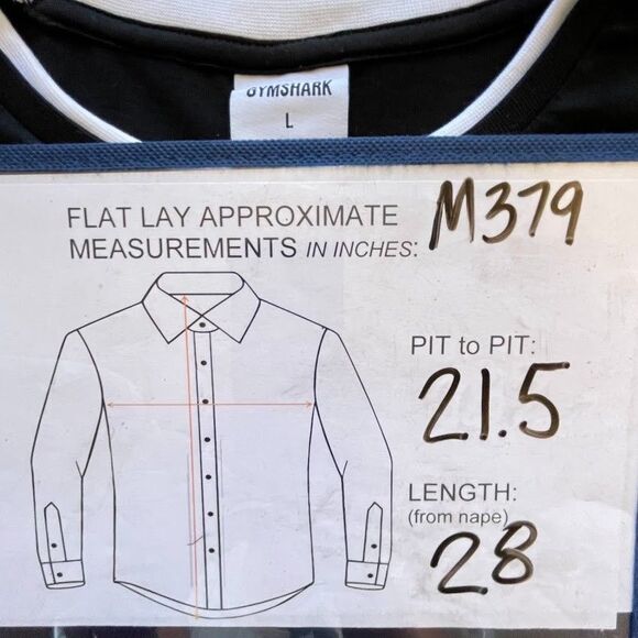 Gymshark Mens Shirt Black Crew Neck Recess Long Sleeve T-shirt Size L NEW - Picture 8 of 10